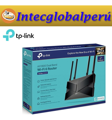 N Router Tp-link Archer Ax23 Wi-fi 6 Gigabit Onemesh Ax1800