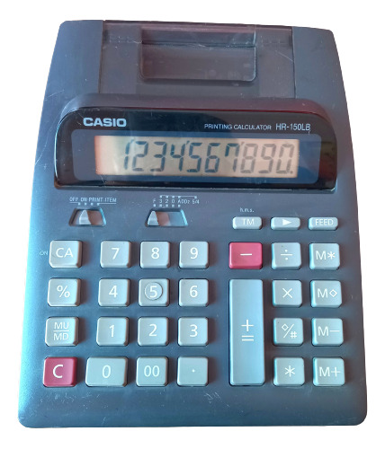 Calculadora Impresora Casio Hr 150lb Vintage /leer Descripci