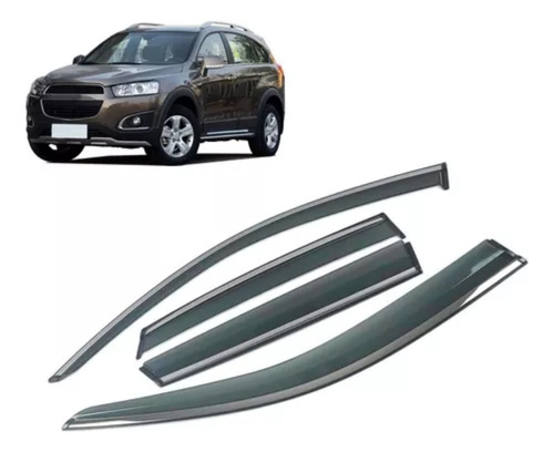 Deflector Ventana Cromado (kit) Chevrolet Captiva