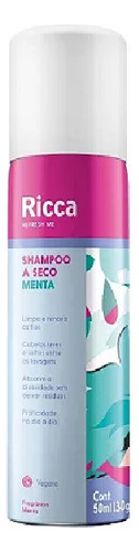 Kit 3 Shampoo A Seco Belliz Ricca Menta 50ml