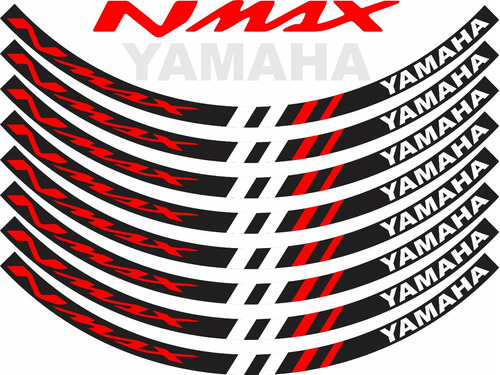 Adesivo Friso Refletivo Roda Moto Yamaha Nmax 160