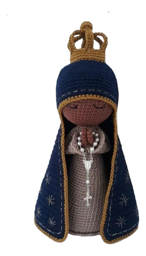 Nossa Senhora Aparecida Em Amigurumi  - Crochê 