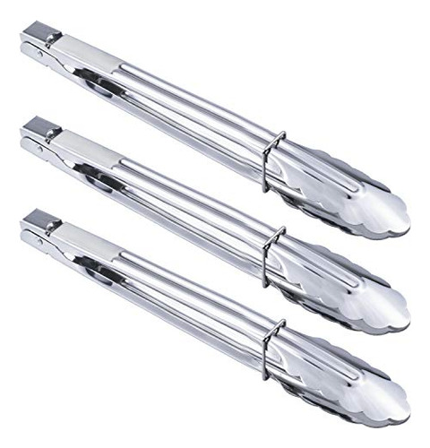 Pinzas Para Servir De Acero Inoxidable Hinmay, Para Asar, Co