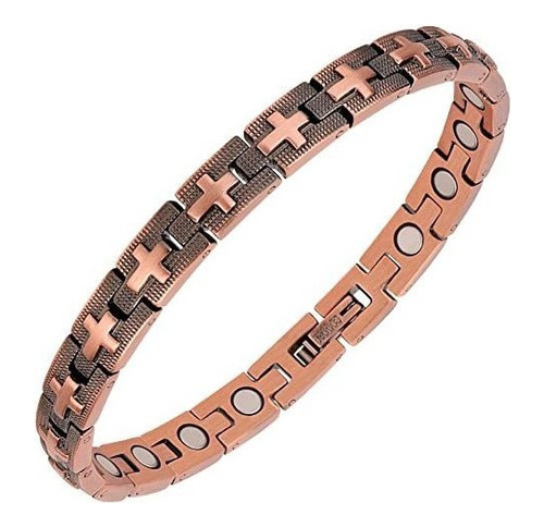 Pulsera De Cobre Feraco Para Mujer, Pulseras De Cobre Macizo