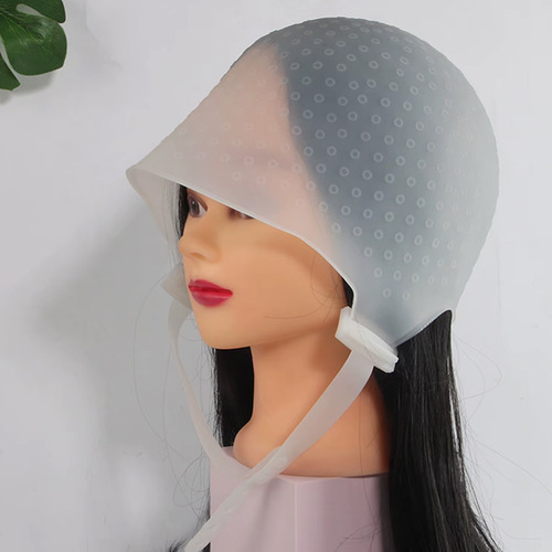 T 2 Gorra Para Tinte Mechas Silicon Color Blanco Con 2