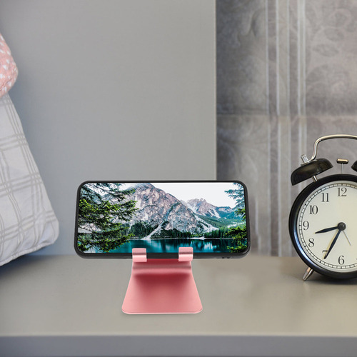 Funda De Hierro Rosa Para Teléfono Móvil, Soporte Base, Patr