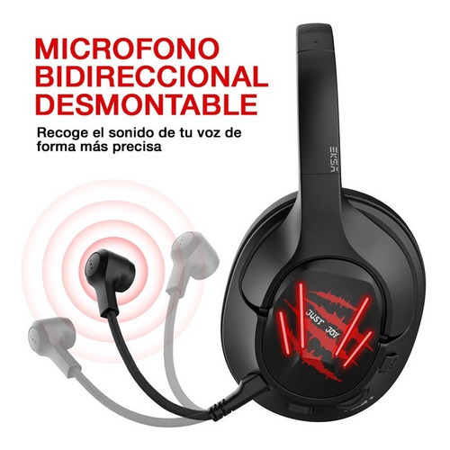 Imagen 4 de 10 de Auriculares Gamer Eksa E3 Air Joy Pro 7.1 Pc Ps4