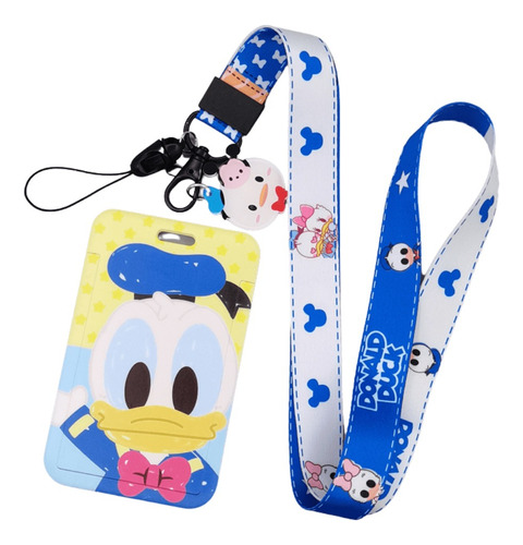 Porta Credencial + Lanyard Pato Donald