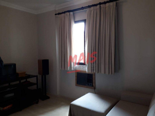 Imagem 17 de 30 de Frente! Apartamento, Embaré, Lazer, 3 Dormitórios, 1 Suíte, 1 Vaga - Ap2541
