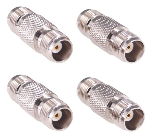 4 Piezas Tnc Hembra A Hembra Rf Adaptador Coaxial Tnc