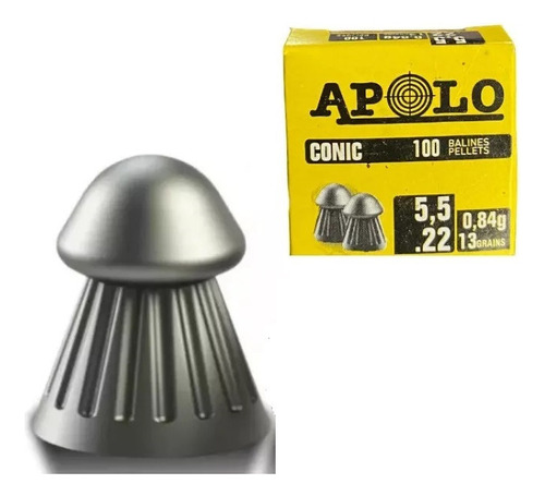Balines Apolo 5.5 Mm X 100 Unidades Pack X 5 