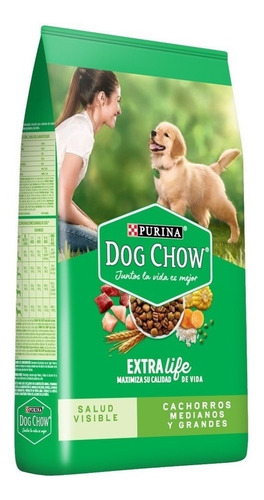 Imagen 2 de 3 de Alimento Dog Chow Vida Sana cachorro de raza mediana y grande sabor mix en bolsa de 8kg
