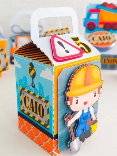 30 Cajas En 3d De Construcción