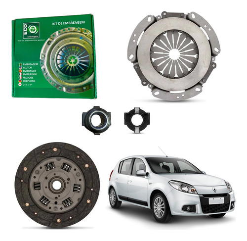 Kit Embreagem Renault Sandero 1.6 8v/16v Ano 2007/ 2008 