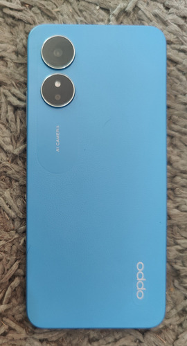 Celular Oppo A17, De 64 Gb De Memoria Y 4+4 Gb En Ram, Libre Para Cualquier Compañía, Todo Funciona Bien, Muy Buena Estética Azul Acero (Usado)