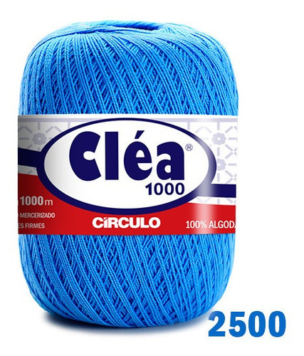 Linha Cléa 1000m Círculo Crochê Cor 2500 - Acqua