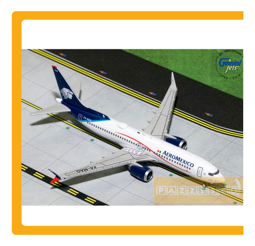 Avion Aeromexico Boeing 737 Max 8 Xa-mag 1:400 Gemini Jets (Usado)