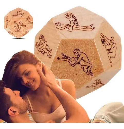 1 Pieza De Dados De Madera Para Juegos De Pareja Por Un Día