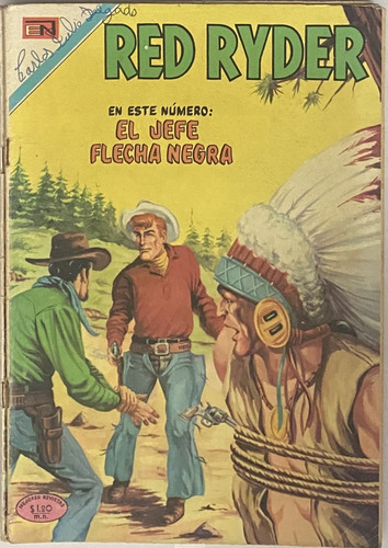 Red Ryder Nº 225 , Flecha Negra ,1970, Novaro, An5 (Usado)