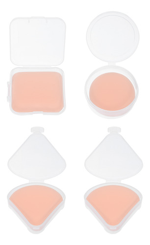 Prácticos Pomos De Maquillaje En Polvo Para Home Trav, 4 Uni