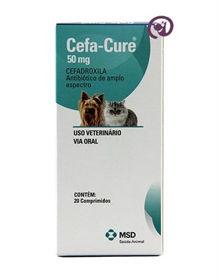 Cefa-cure 50mg 20 Comprimidos - Msd