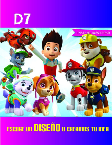 Vinilo Decorativo Niños Para Decorar Paw Patrol En Oferta
