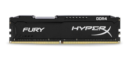 Memória Hyperx Fury 8gb 2666mhz Ddr4 Black Hx426c16fb2/8 P