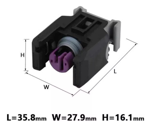 Conector Inyector Delphi Kia Frontier 2.5 Kit 4 Conectores