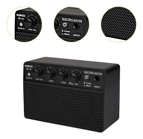 Amplificador De Guitarra Mini Altavoz De Guitarra Eléctrica