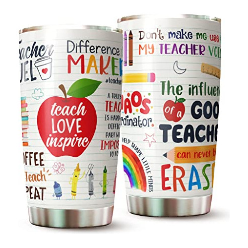 Teacher Tumbler - Gift For Teacher - Teacher Cups Tumbl...