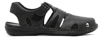 Comprar Huaraches Sandalia Ferrato Negros Hombre Piel Confortables