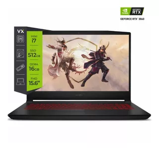 Notebook Msi Katana Gf66 12ue 2022 I7 12va Nvidia Rtx 3060