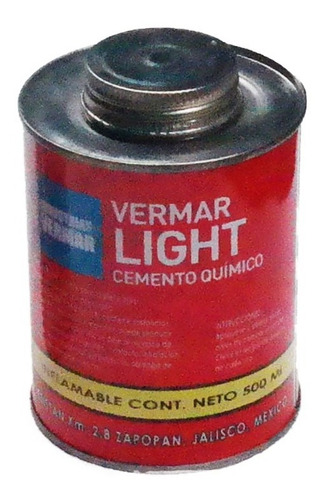 Cemento Azul, Vermar Light 500 Ml Vulcanizado Frió