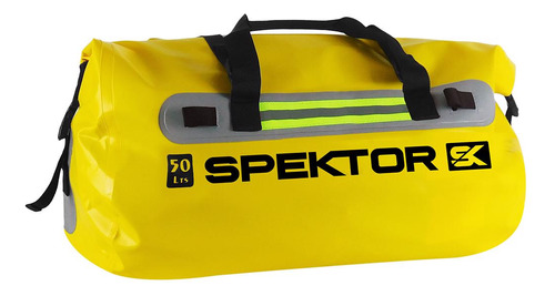 Bolso Cilindrico Superior 50 Lts. Estanco Amarillo Spektor