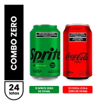 Comprar Coca Cola Zero + Sprite Zero 354ml Lata Pack X 24 Unidades