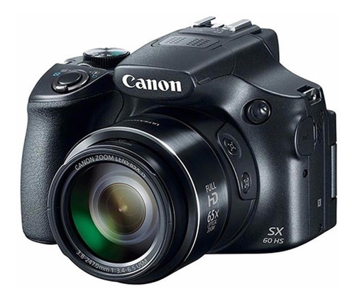  Canon PowerShot SX60 HS compacta avanzada color  negro