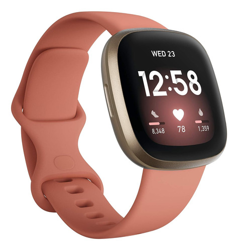 Fitbit Versa 3 Health & Fitness - Reloj Inteligente Con Gps