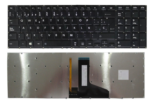 Teclado Toshiba Satellite P55 P55t P55-a P75 Español Ilumina