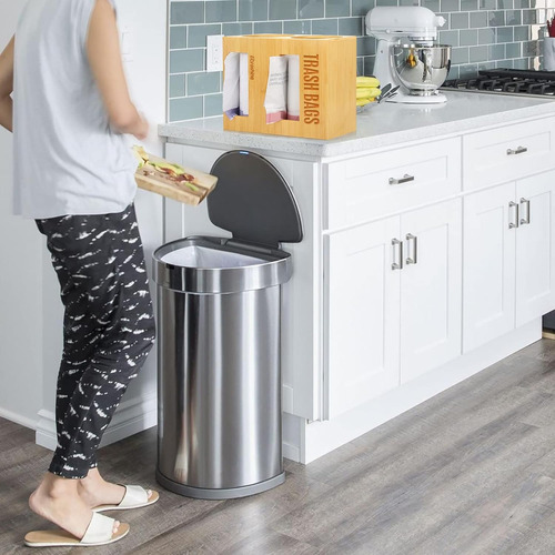 Dispensador De Bolsas De Basura 2 En 1, Soporte Para Rollos