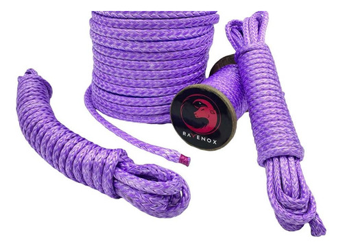 Cuerda Hmpe Trenzada 6 Mm X 7.6 M Para Pesca Y Camping