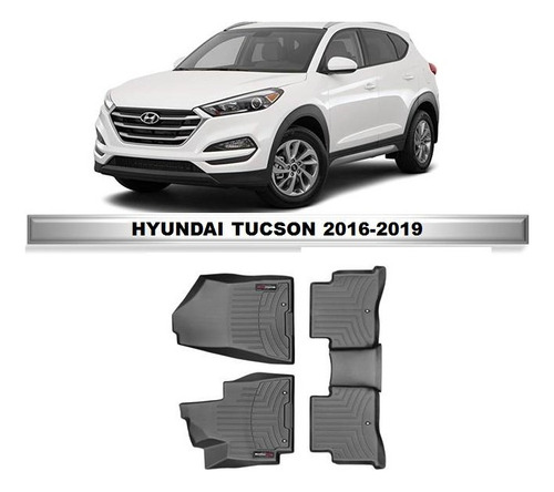 Alfombra Weathertech Tipo Bandeja Hyundai Tucson 16-18 Ps