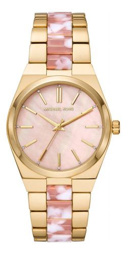 Reloj  Para Mujer Mk6650 Análogo De Cuarzo Dos