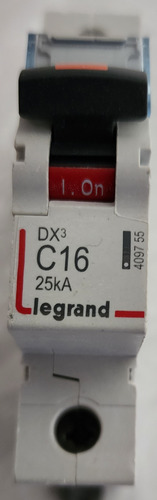 Interruptor Automatico 1p 16a Curva C 25ka Ref 409755 Legran