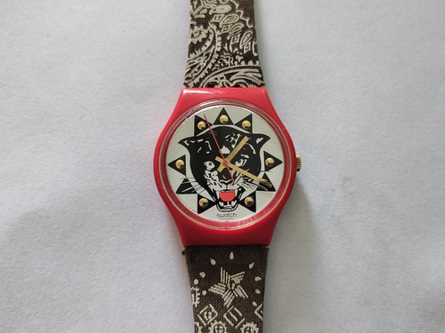 Reloj Swatch Black Panther Gr117 No Funciona 