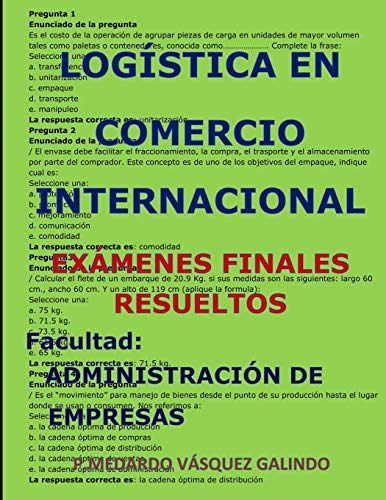 Logistica En Comercio Internacional-examenes Finales Resuelt