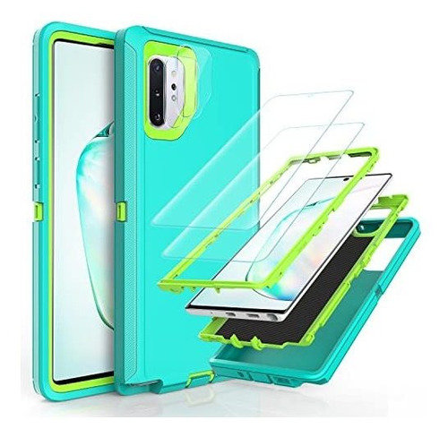 Ymhxcy Note 10 Plus Case With Self Healing Flexible Qvvl1