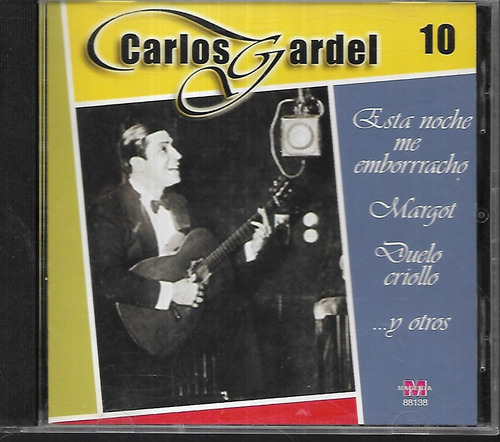 Carlos Gardel Album La Coleccion Vol. 10 Sello Magenta Cd