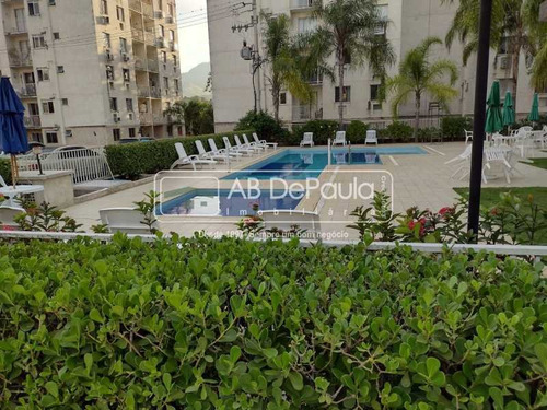 Imagem 2 de 15 de Taquara - Lindo Apartamento Em Condomínio Com Total Infraestrutura, Ampla Sala Em 2 Ambientes (varanda), 02 Dormitórios. - Abap20674