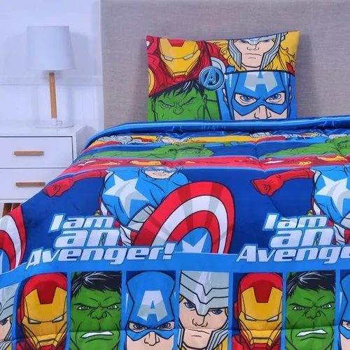 comprar Plumon Avengers All 1.5 Plaza Reversible 228cm X 180 Cm