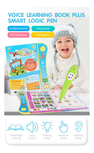 Talking Book Bolígrafo De Interacción Infantil Para Aprender